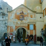 Una delle porte di Finalborgo, per entrare in piazza san Biagio Una delle porte di Finalborgo, per entrare in piazza san Biagio