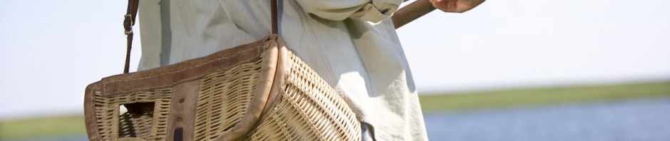 Man Wearing Tackle Box